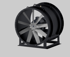 Приклад осьового вентилятора