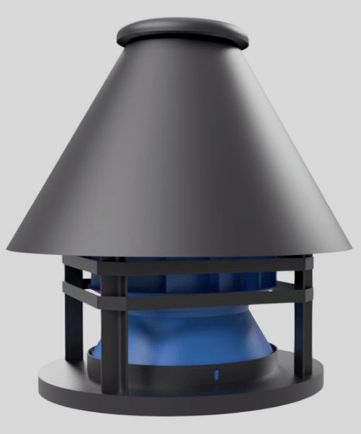 Приклад дахового вентилятора